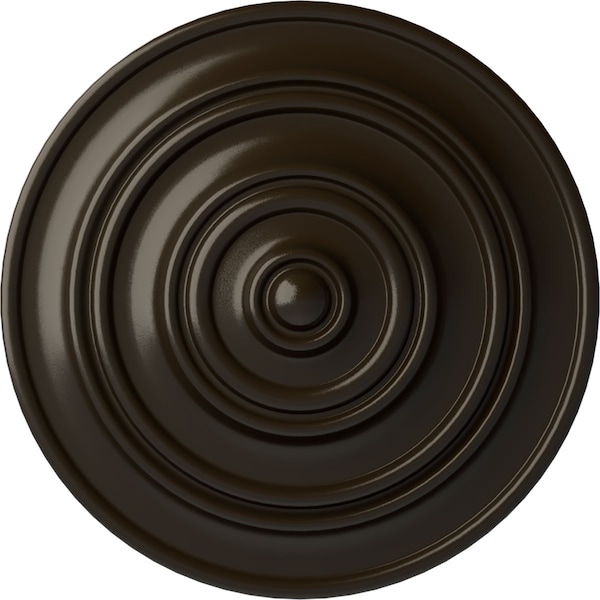 Ekena Millwork Classic Ceiling Medallion (Fits Canopies up to 4 1/8"), Hand-Painted Stone Hearth, 13 1/4"OD x 1/2"P CM13CLSHF - main